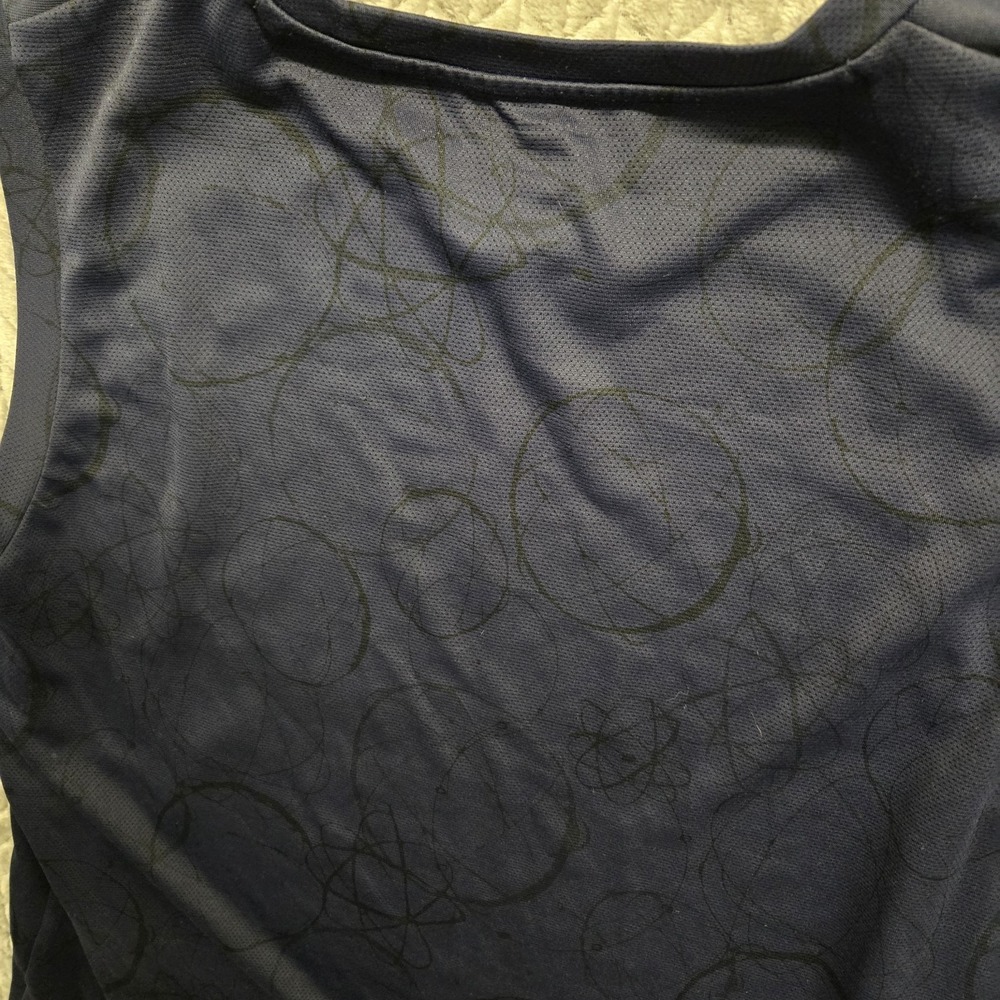 Uniqlo x Futura Laboratories Tank Top Sleeveless Shirt Mens XL Atomic Blue - Picture 8 of 8
